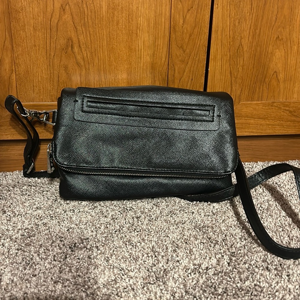 small black colab purse